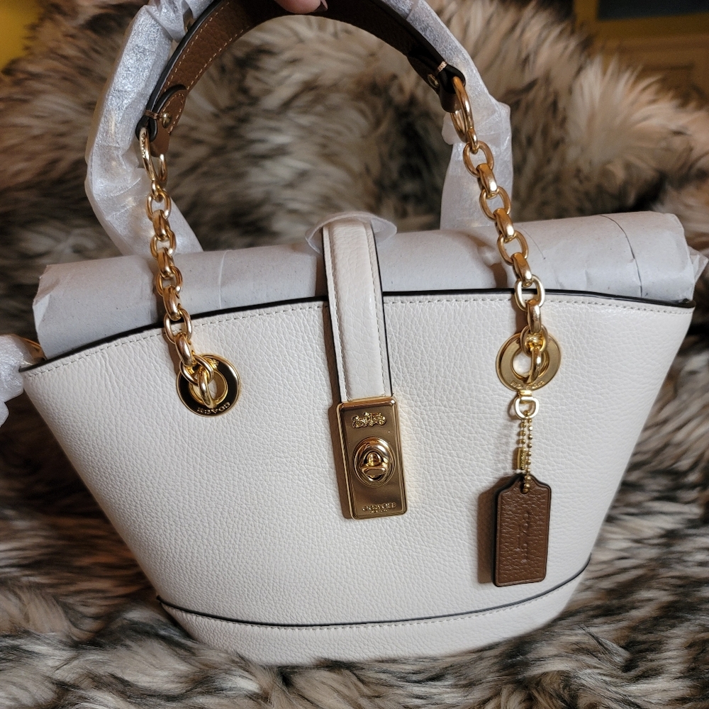 COACH Lane Bucket Bag In Colorblock